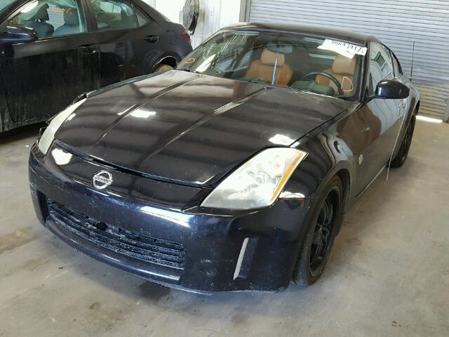 JN1AZ34E44T062512 - 2004 NISSAN 350Z COUPE BLACK photo 2