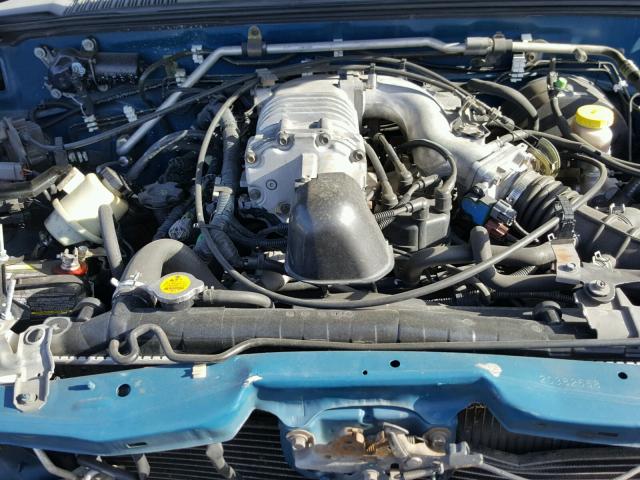 1N6MD29YX2C382658 - 2002 NISSAN FRONTIER C BLUE photo 7