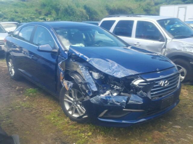 5NPE24AF3HH543898 - 2017 HYUNDAI SONATA SE BLUE photo 1