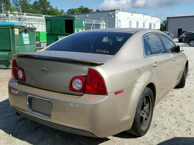 1G1ZH57B08F199329 - 2008 CHEVROLET MALIBU 1LT BEIGE photo 4