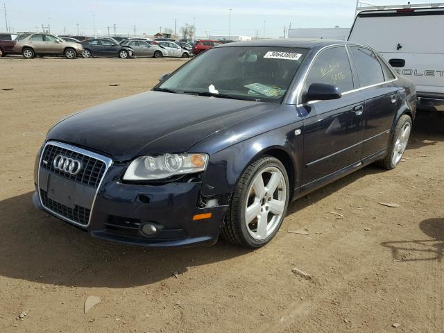 WAUEF78E07A106754 - 2007 AUDI A4 S-LINE BLUE photo 2