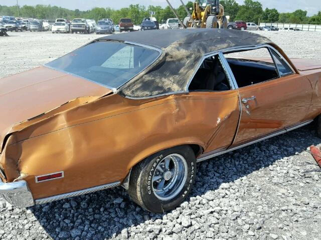 1X27H2W232896 - 1972 CHEVROLET NOVA BROWN photo 9