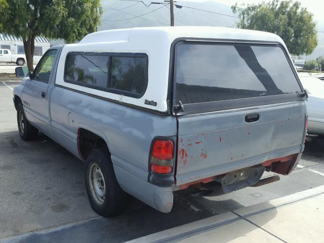 1B7HC16Y4RS542989 - 1994 DODGE RAM 1500 GRAY photo 3