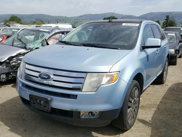 2FMDK49C88BB09764 - 2008 FORD EDGE LIMIT BLUE photo 2