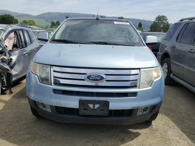 2FMDK49C88BB09764 - 2008 FORD EDGE LIMIT BLUE photo 9