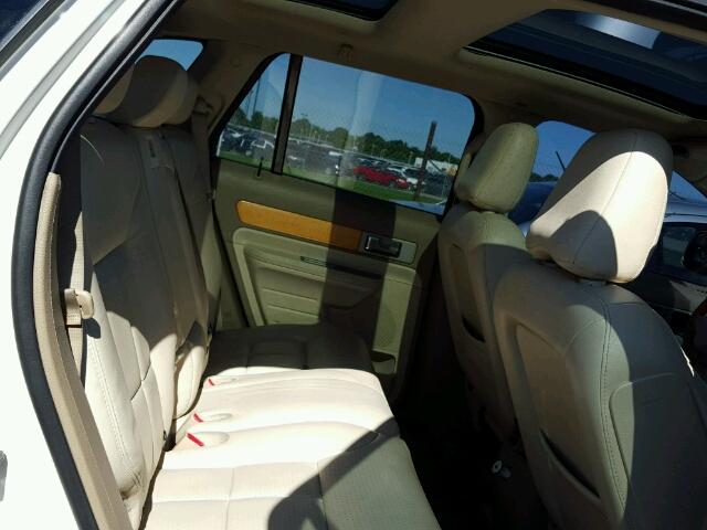 2LMDU88CX7BJ36440 - 2007 LINCOLN MKX WHITE photo 6