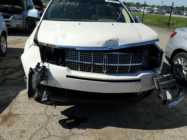 2LMDU88CX7BJ36440 - 2007 LINCOLN MKX WHITE photo 9