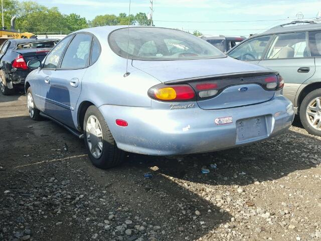 1FALP52U7VG293129 - 1997 FORD TAURUS GL BLUE photo 3