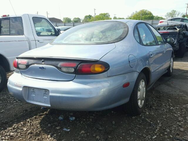 1FALP52U7VG293129 - 1997 FORD TAURUS GL BLUE photo 4