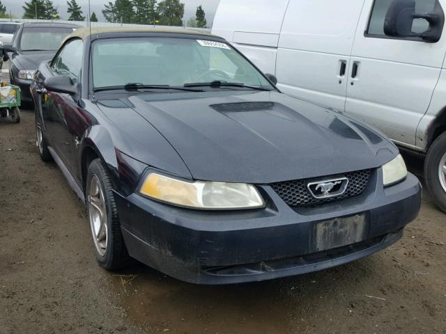 1FAFP444XYF286464 - 2000 FORD MUSTANG BLACK photo 1