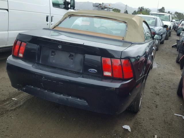 1FAFP444XYF286464 - 2000 FORD MUSTANG BLACK photo 4