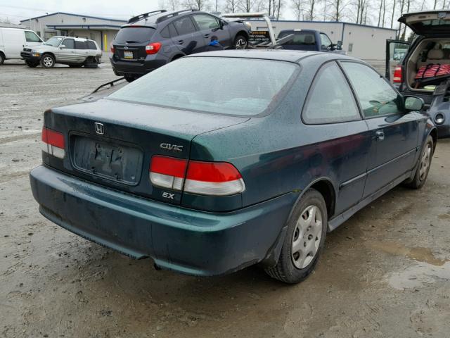 1HGEJ8246YL093605 - 2000 HONDA CIVIC EX GREEN photo 4