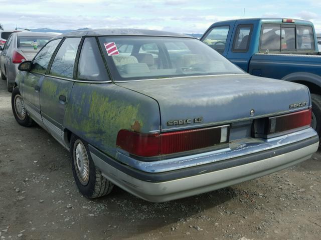 1MEBP87U2GG673092 - 1986 MERCURY SABLE BLUE photo 3