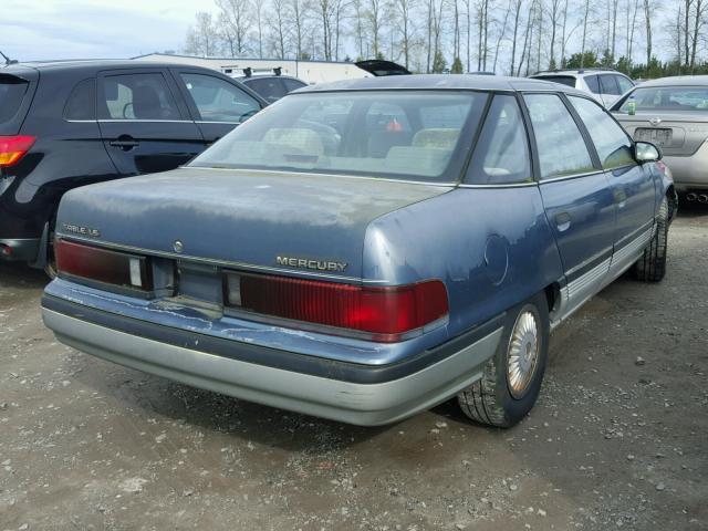 1MEBP87U2GG673092 - 1986 MERCURY SABLE BLUE photo 4