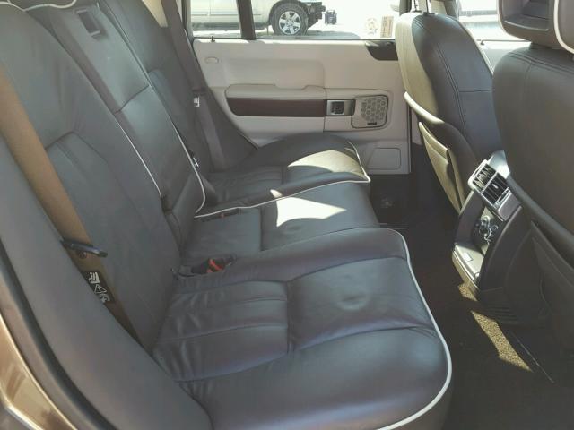 SALME1D48BA340928 - 2011 LAND ROVER RANGE ROVE BROWN photo 6