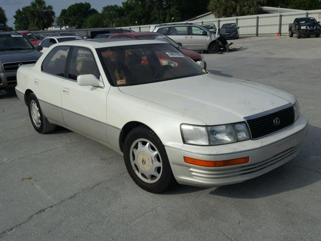 JT8UF11E3P0185492 - 1993 LEXUS LS 400 WHITE photo 1