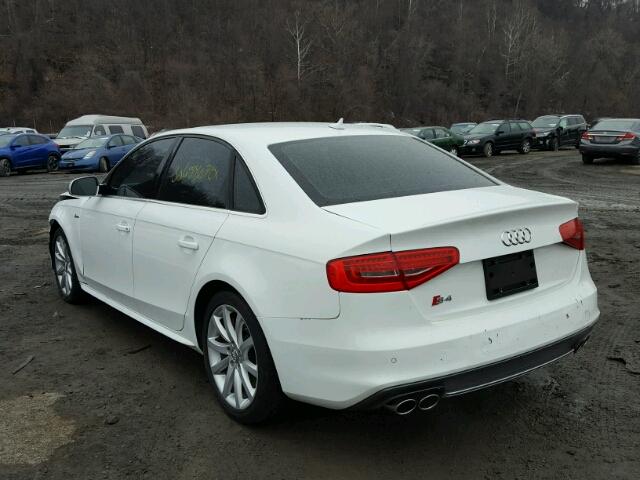 WAUBGAFL3FA049401 - 2015 AUDI S4 PREMIUM WHITE photo 3