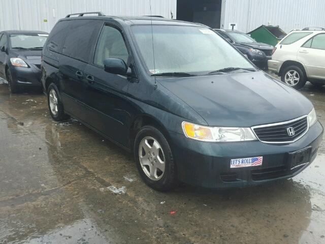 2HKRL186X1H568466 - 2001 HONDA ODYSSEY EX GREEN photo 1