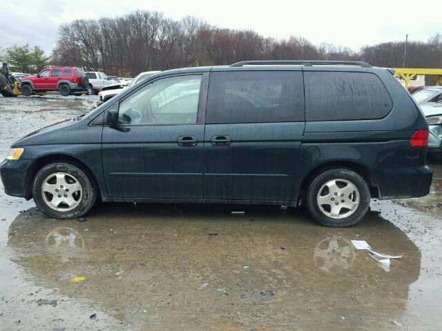 2HKRL186X1H568466 - 2001 HONDA ODYSSEY EX GREEN photo 9