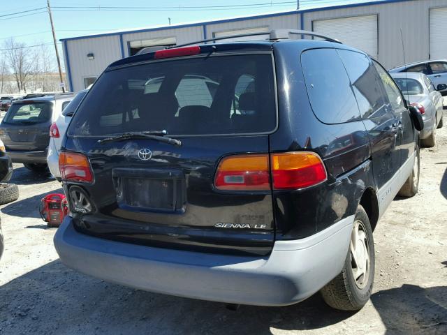 4T3ZF13C7XU169181 - 1999 TOYOTA SIENNA LE BLACK photo 4