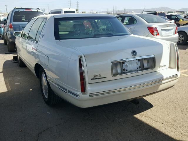 1G6KD54Y6XU772745 - 1999 CADILLAC DEVILLE WHITE photo 3