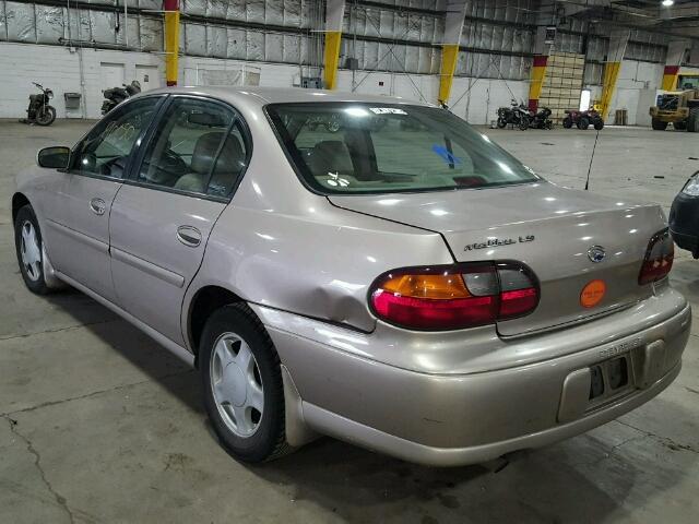 1G1NE52J3Y6257049 - 2000 CHEVROLET MALIBU LS ბეჟი ფოტო 3