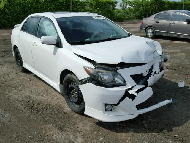 2T1BE4EE2AC044076 - 2010 TOYOTA COROLLA XR WHITE photo 1