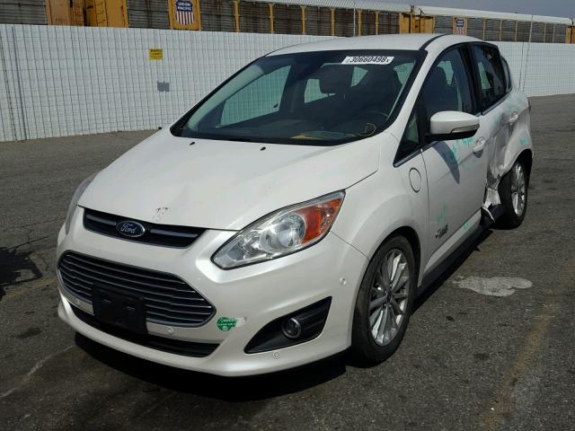 1FADP5CU6DL518729 - 2013 FORD C-MAX PREM WHITE photo 2