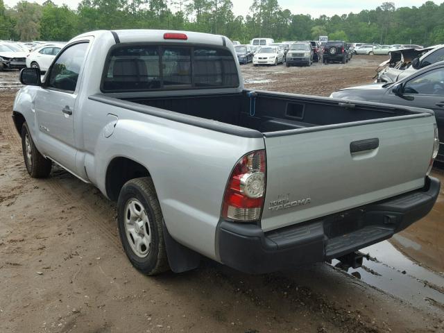 5TENX22N99Z631963 - 2009 TOYOTA TACOMA SILVER photo 3