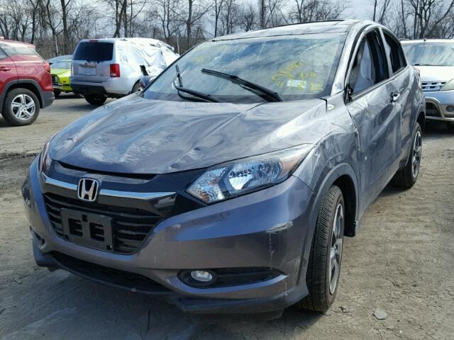 3CZRU6H55JG700831 - 2018 HONDA HR-V EX GRAY photo 2