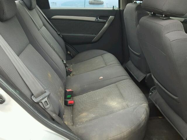 KL1TD56678B067678 - 2008 CHEVROLET AVEO BASE Gümüş fotoğraf 6