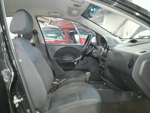 KL1TD66658B235033 - 2008 CHEVROLET AVEO BASE Qara foto 5