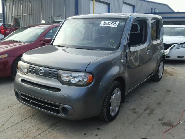 JN8AZ2KRXAT168475 - 2010 NISSAN CUBE BASE CHARCOAL photo 2