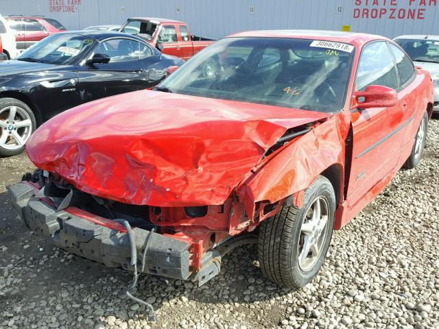 1G2WR12142F186576 - 2002 PONTIAC GRAND PRIX Qırmızı foto 2