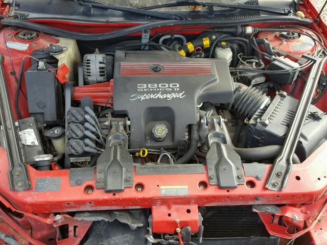 1G2WR12142F186576 - 2002 PONTIAC GRAND PRIX Qırmızı foto 7