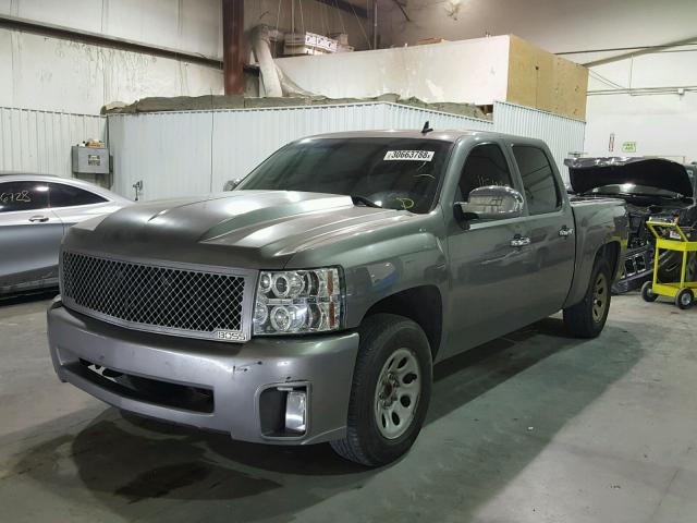 3GCEC13J67G504548 - 2007 CHEVROLET SILVERADO GRAY photo 2