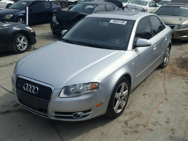 WAUDF78E96A120002 - 2006 AUDI A4 2.0T QU SILVER photo 2