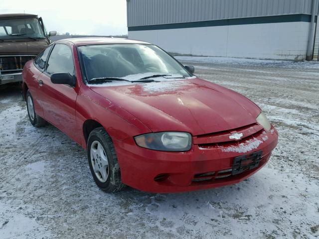 1G1JC12F647146086 - 2004 CHEVROLET CAVALIER RED photo 1