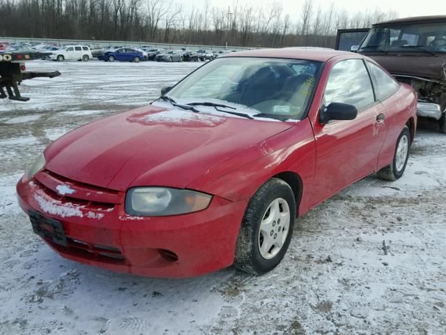 1G1JC12F647146086 - 2004 CHEVROLET CAVALIER RED photo 2