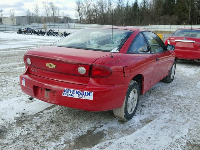 1G1JC12F647146086 - 2004 CHEVROLET CAVALIER RED photo 4