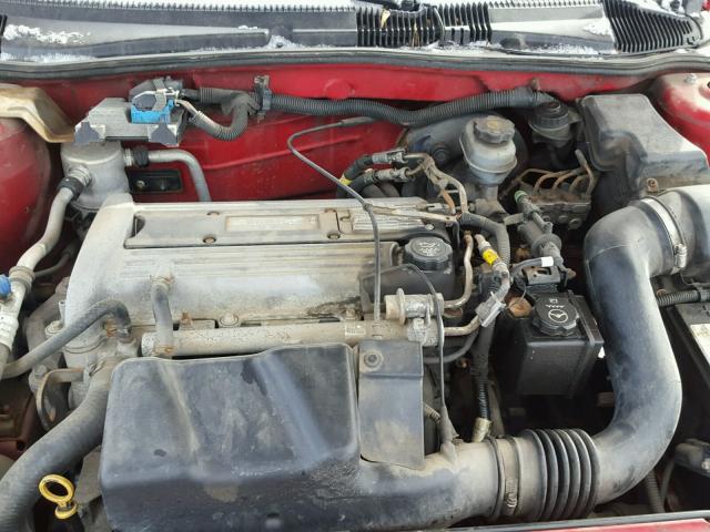 1G1JC12F647146086 - 2004 CHEVROLET CAVALIER RED photo 7