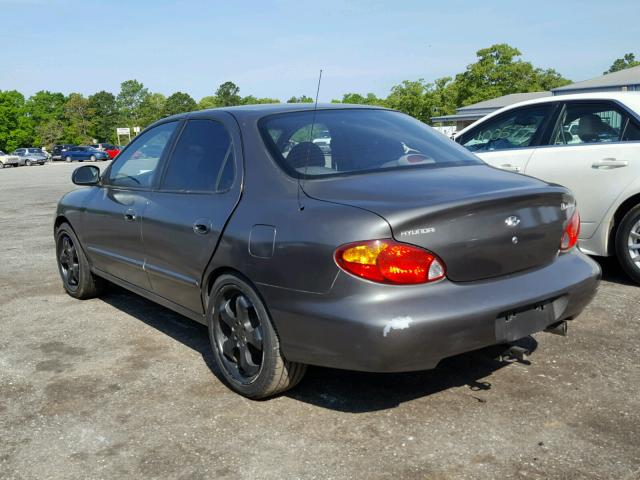 KMHJF25F7XU866420 - 1999 HYUNDAI ELANTRA BA GRAY photo 3