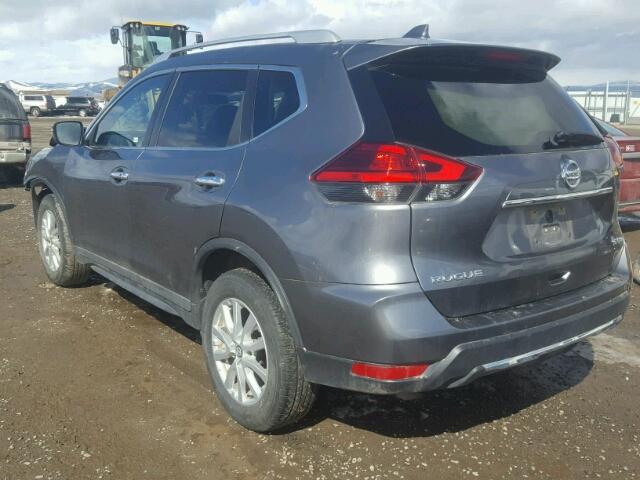 KNMAT2MV1HP582917 - 2017 NISSAN ROGUE S GRAY photo 3