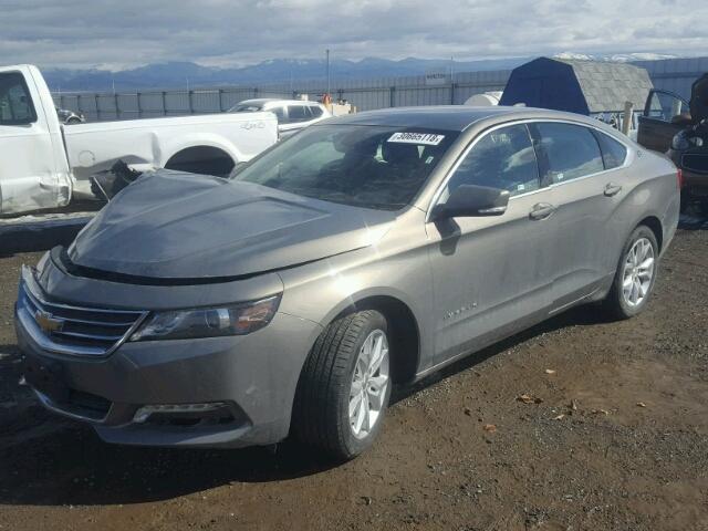 2G1105S36J9115209 - 2018 CHEVROLET IMPALA LT GRAY photo 2