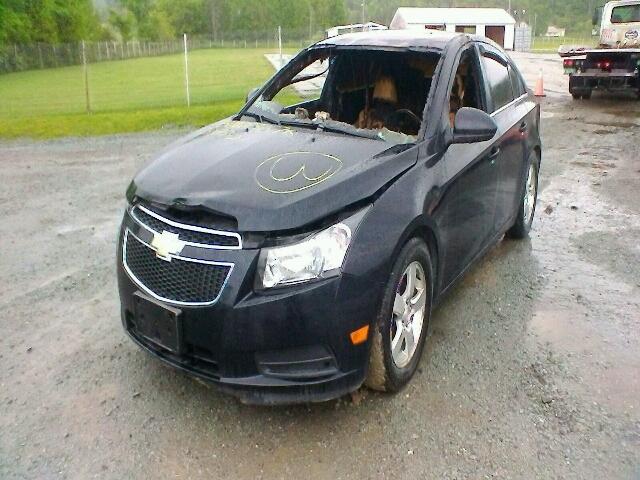 1G1PC5SB9D7120628 - 2013 CHEVROLET CRUZE LT GRAY photo 2