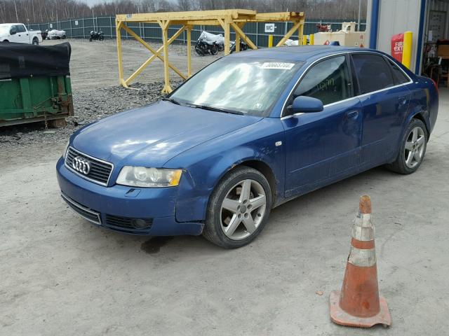 WAULT68E14A301896 - 2004 AUDI A4 3.0 QUA BLUE photo 2