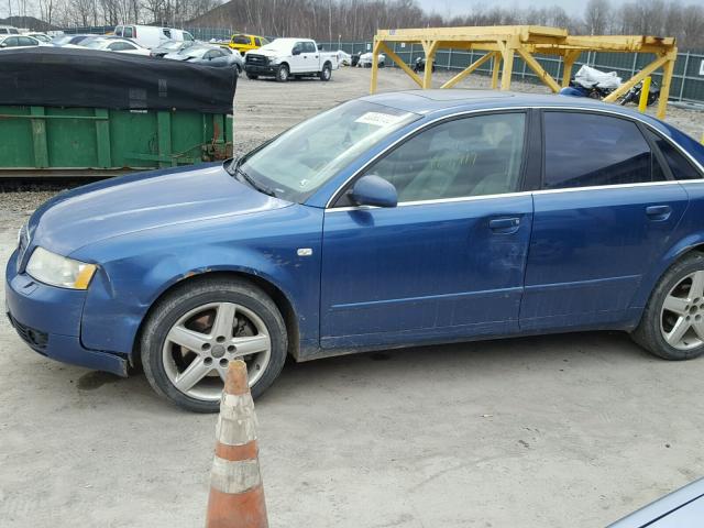 WAULT68E14A301896 - 2004 AUDI A4 3.0 QUA BLUE photo 9