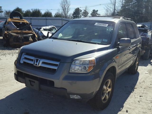 5FNYF18358B014091 - 2008 HONDA PILOT SE GRAY photo 2