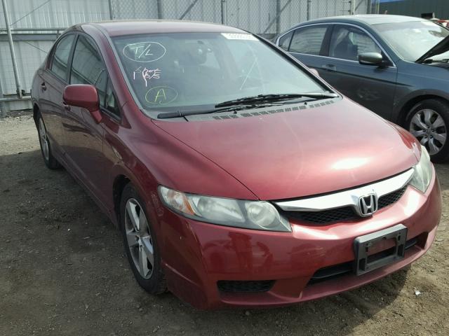 19XFA1F65BE001597 - 2011 HONDA CIVIC LX-S 栗色 照片 1