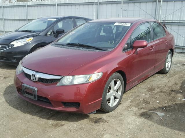 19XFA1F65BE001597 - 2011 HONDA CIVIC LX-S 栗色 照片 2